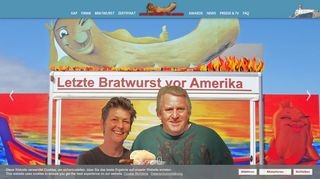 letzte Bratwurst vor Amerika