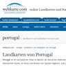 Landkarten und Stadtpläne in Portugal