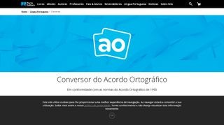 Sprache: Português exacto