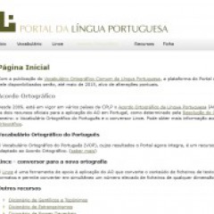 Sprache: "Portal da Língua Portuguesa